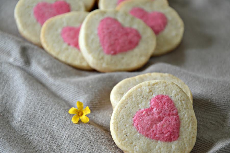 Søde hjerte cookies