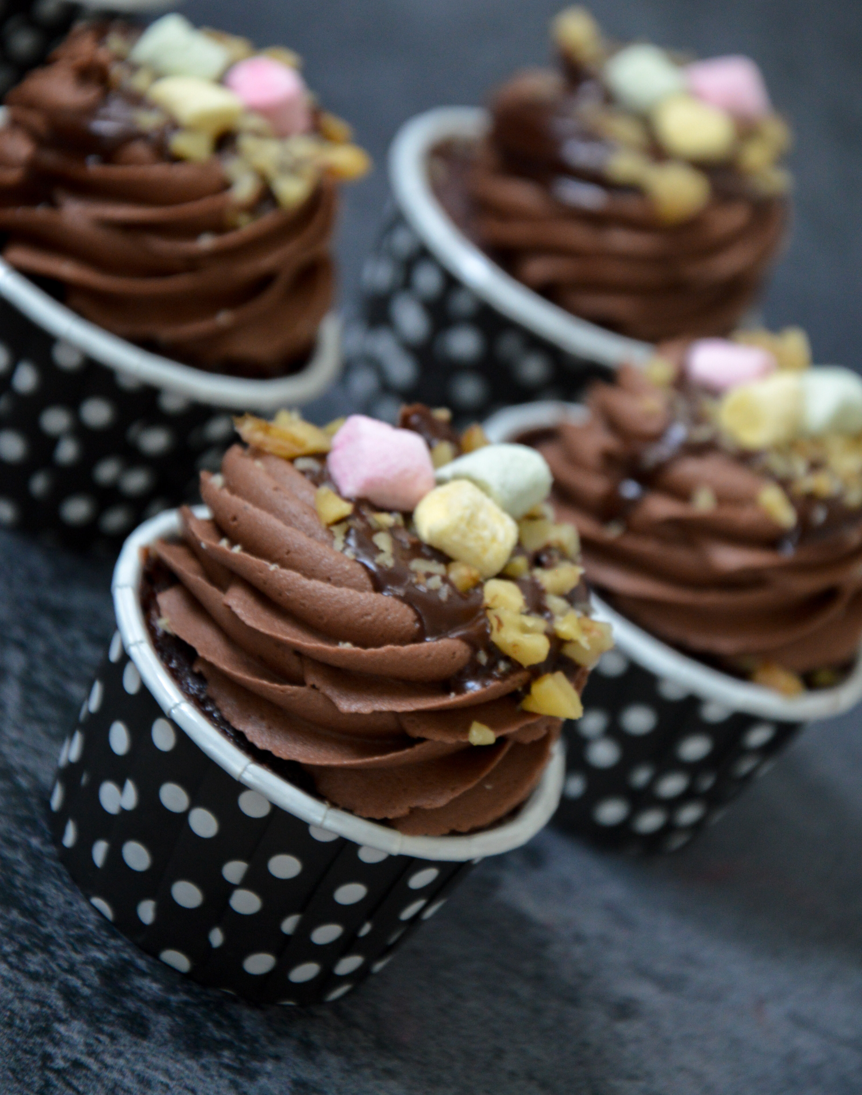 Rocky Road Cupcakes